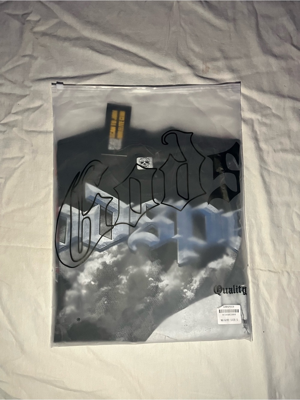 Cloud Graphic Short Sleeve Tee - Black